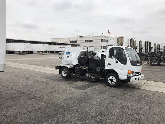 Industrial sweeping services