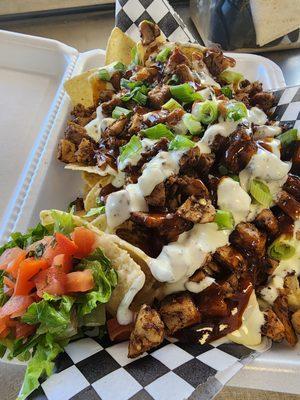 BBQ Jerk Nachos