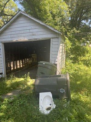 Shed pre-demolition