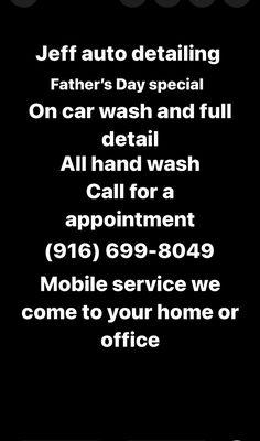 Jeff auto detailing