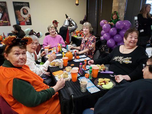 FREE Halloween party for our seniors! Breakfast and BINGO!