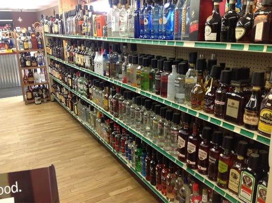 Jorgi's liquor aisle