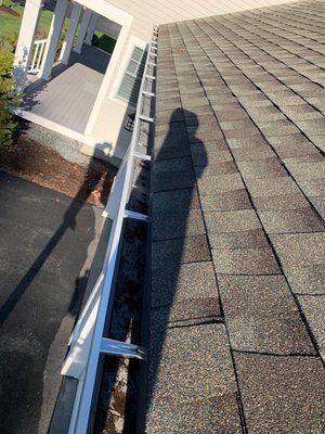 Gutters cleaned by Angel Painting and Cleaning