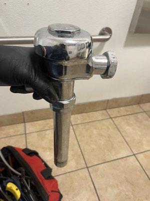 Flush valve repaired