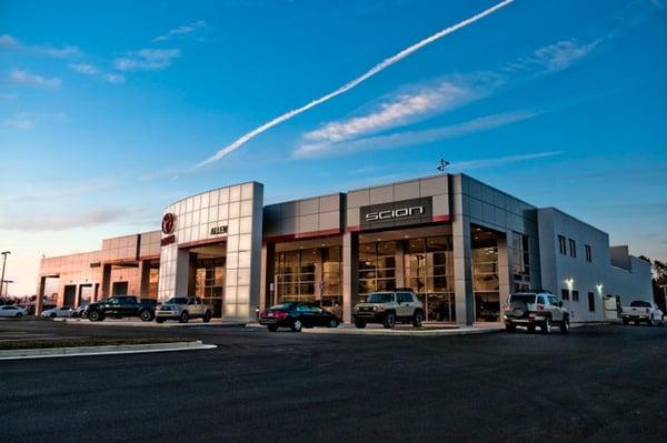 Picture of the New Toyota Dealership at Exit 38N Lorraine Cowan Rd right across I-10 from the Mississippi Power Plant.