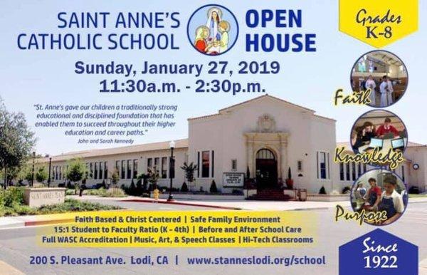 Upcoming open house