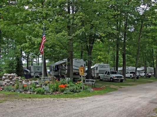 Entering Campsite area