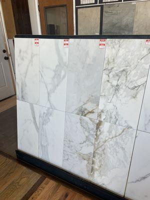 Marble look porcelain tile less than 2$ per sqft