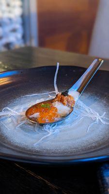 Raw Oyster Uni Spoon