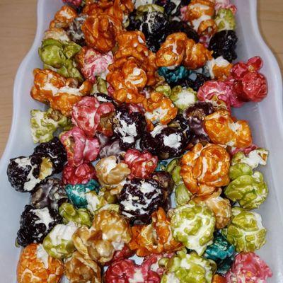 Rainbow popcorn