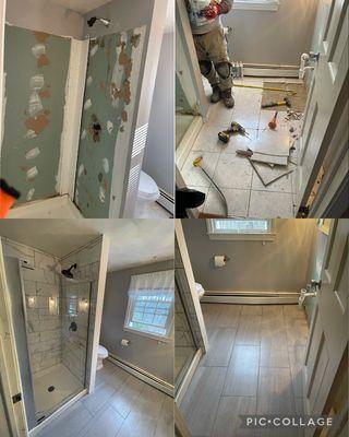 Bathroom remodeling