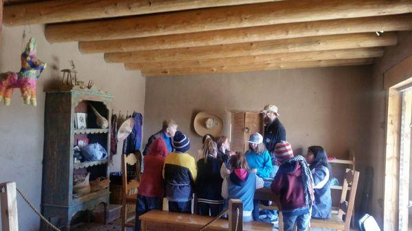 Field trip learning the history of the first settlers at casa san ysidro