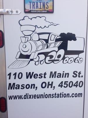 The train store trailer. We do a lot of the larger train shows so look for us.