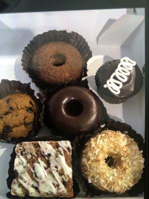 Pumpkin donut, vintage cupcake, coconut dream donut, pumpkin bar, pumpkin cookie