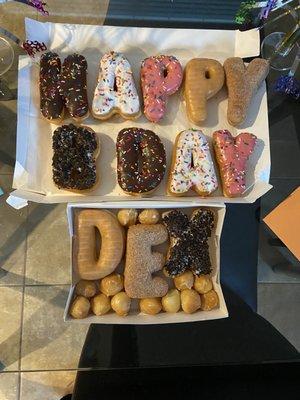 Best doughnuts ever! AND they say happy birthday!