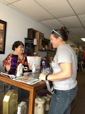 Our Thrift Store has one of a kind finds; new, used, vintage, and antiques.