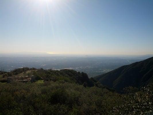 East-End of Manzanita Ridge (@ Santa Anita Ridge/San Olene FR). Clear views of the Pacific Ocean, post 12-18-2012 winds.