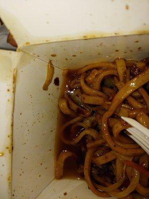 Lo Mein with ridiculous amount of oil