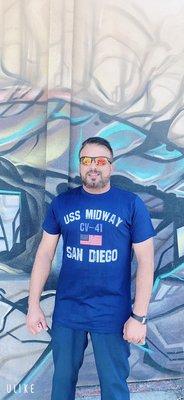 Uss midway T shirt for men