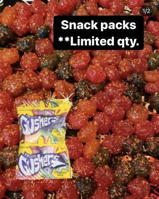 Chamoy gushers sweet and spicy