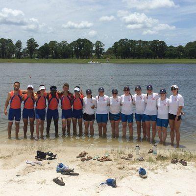 WYRA rowers at the Nationals in 2015