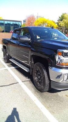 Here is a Chevy Silverado that a friend and i did