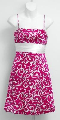 Jump 40008 Swirl Print Bubble Dress