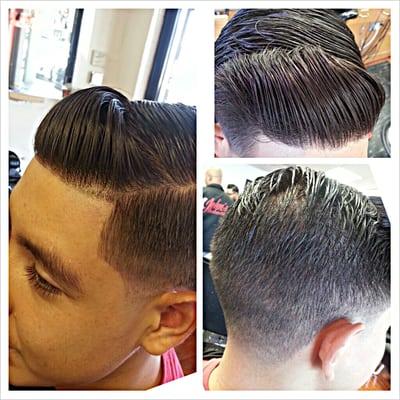 Hair cut by Barber Vic