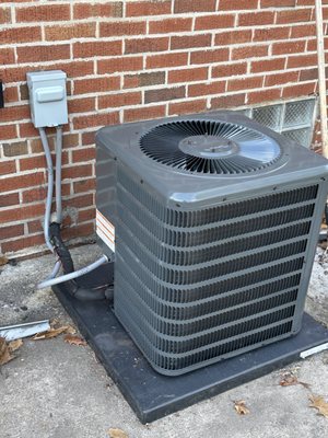 Air conditioning unit installed by GMH Mechanical