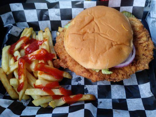 Tenderloin Sandwich & Fries