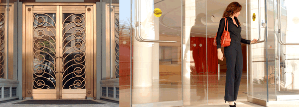 aluminum and glass doors