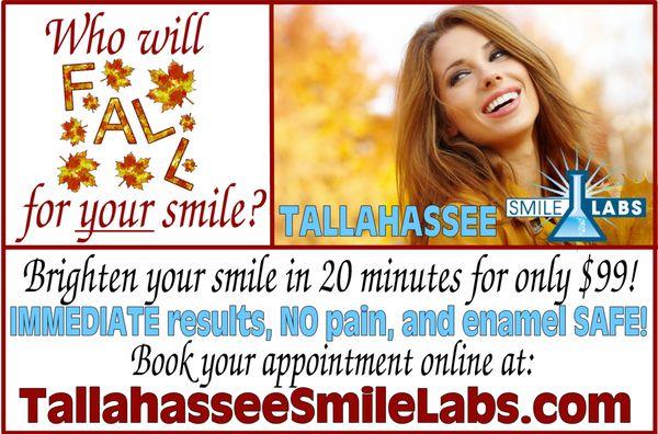 Come see us for YOUR whiter smile for only $99!