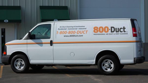 Professional Air Duct & Vent Cleaning Van