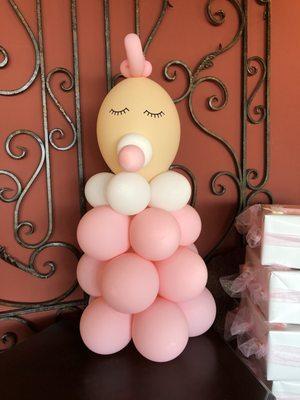 Baby shower balloons