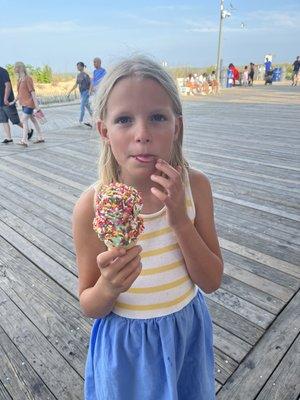 Ice cream with sprinkles!