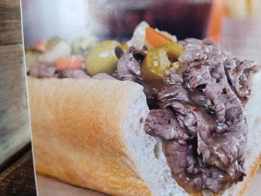 What Italian beef looks like