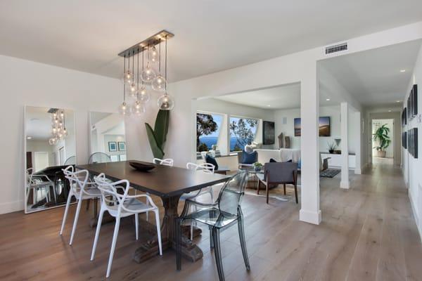 Dining Room at Laguna Beach project.