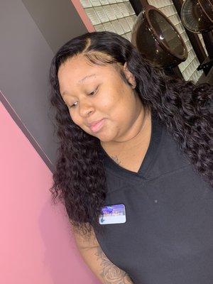 Lace frontal wig install