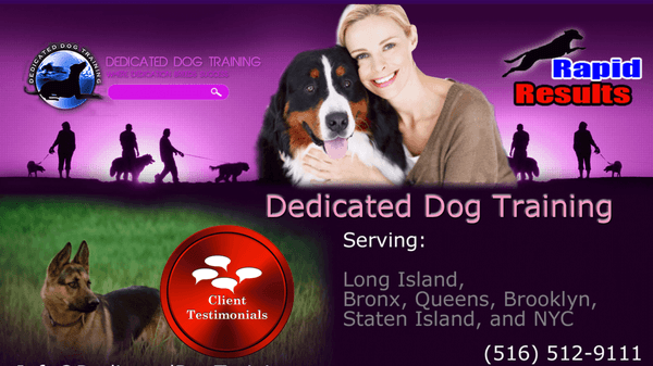 Dedicated Dog Training Header