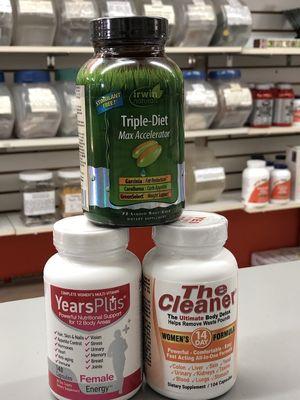 Stop by for all your health food supplements.