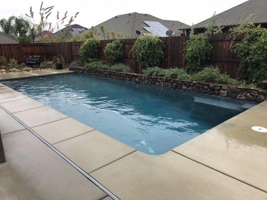 Bowen built pool Serviced by north valley pool services