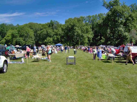 The Neshanic Station Flea Market is located on a beautiful grassy field in Branchburg.