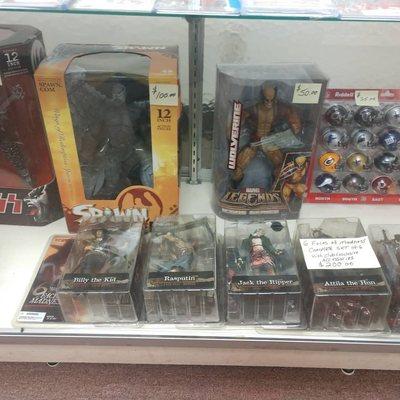 McFarlane Football figures and other various figures currently available in store!!