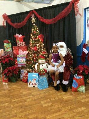 Christmas with Santa at the Gym