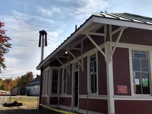 The old Station - now a tiny museum/gift shop