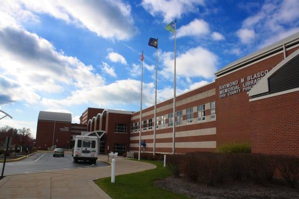 The Erie Public Library.