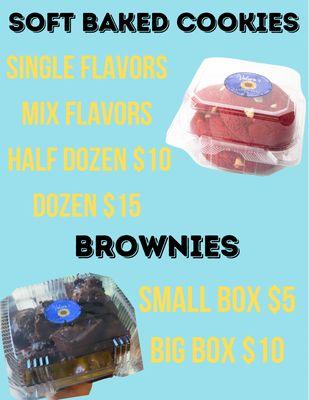 Our prices and sizes of our delicious desserts ‼