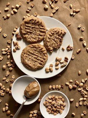 Honey Roasted Peanut Butter Cookies