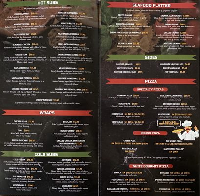 New Menu