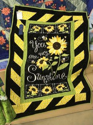 Quilt on display at the 2018 Graham County Fair.